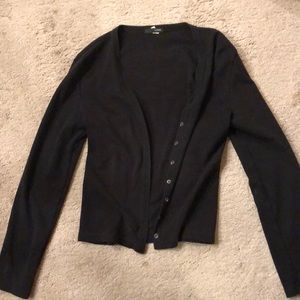 Cute black cardigan by j crew